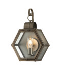 Heath 1-Lt Medium Outdoor Wall Lantern Burnished Bronze 48cm Quintesse Lighting Heath 1-Lt Medium Outdoor Wall Lantern Burnished Bronze 48cm