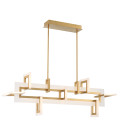 Inizio medium linear ceiling light matte gold 122.8 cm Eurofase Inizio medium linear ceiling light matte gold 122.8 cm