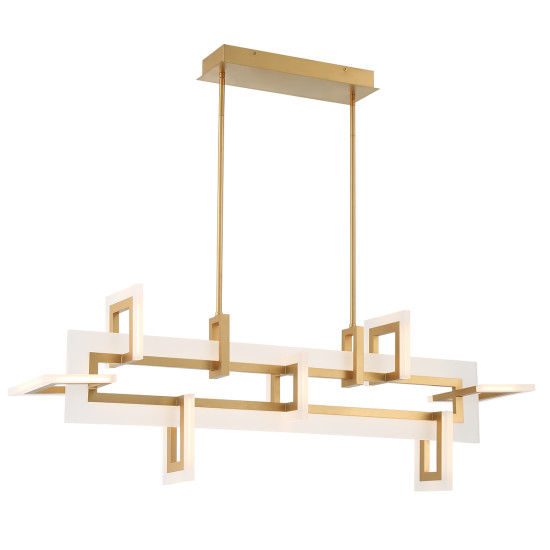 Inizio medium linjär taklampa matt guld 122.8 cm Inizio medium linjär taklampa matt guld 122.8 cm
