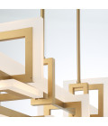 Inizio medium linear ceiling light matte gold 122.8 cm Eurofase Inizio medium linear ceiling light matte gold 122.8 cm