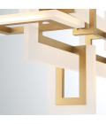 Inizio medium linear ceiling light matte gold 122.8 cm Eurofase Inizio medium linear ceiling light matte gold 122.8 cm