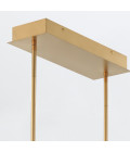 Inizio medium linear ceiling light matte gold 122.8 cm Eurofase Inizio medium linear ceiling light matte gold 122.8 cm