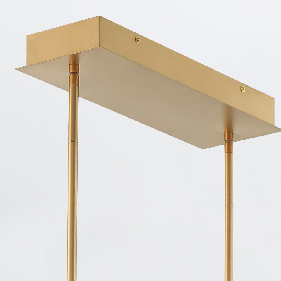 Inizio medium linear ceiling light matte gold 122.8 cm Eurofase Inizio medium linear ceiling light matte gold 122.8 cm