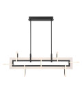 Inizio medium linear ceiling light matte black 122.8 cm Eurofase Inizio medium linear ceiling light matte black 122.8 cm