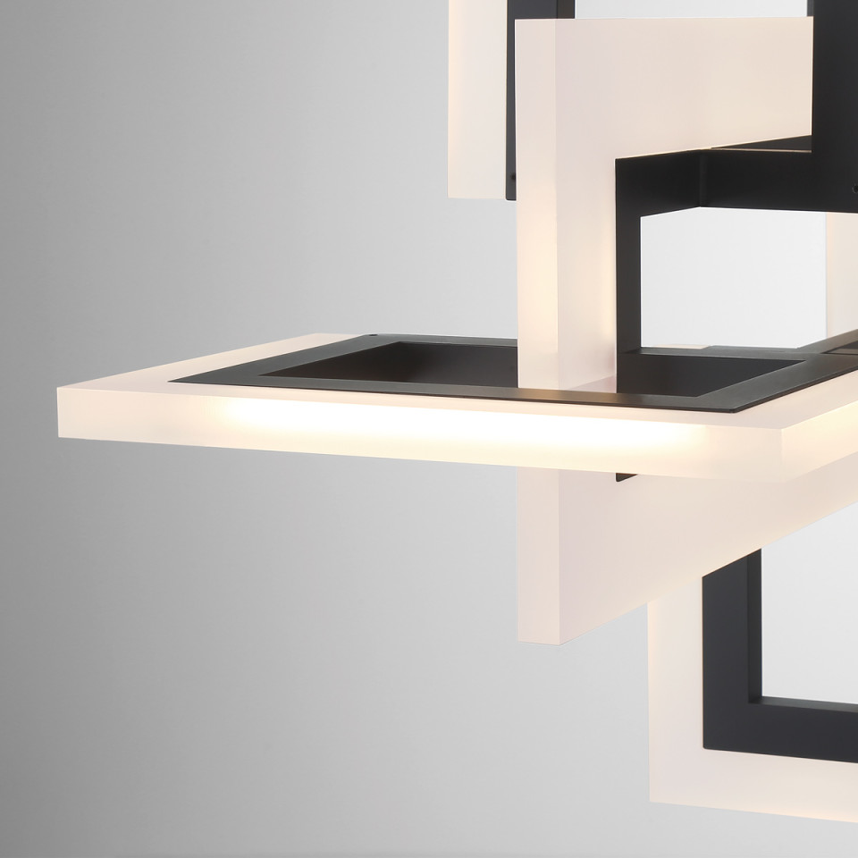 Inizio medium linear ceiling light matte black 122.8 cm Eurofase Inizio medium linear ceiling light matte black 122.8 cm