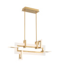Inizio small linear ceiling light matte gold 84 cm Eurofase Inizio small linear ceiling light matte gold 84 cm