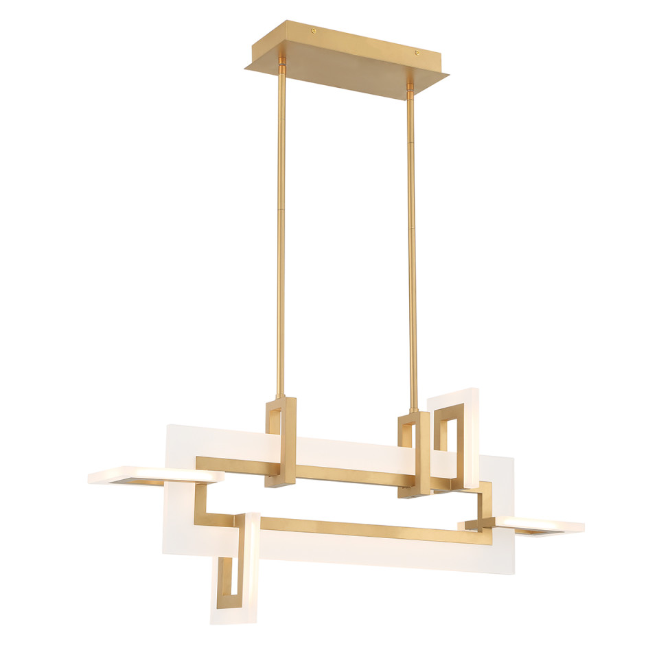 Inizio small linear ceiling light matte gold 84 cm Eurofase Inizio small linear ceiling light matte gold 84 cm