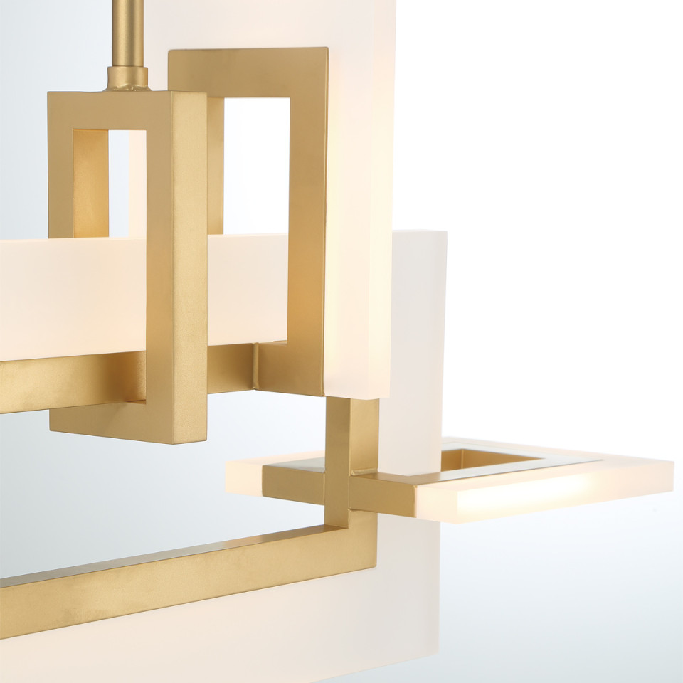 Inizio small linear ceiling light matte gold 84 cm Eurofase Inizio small linear ceiling light matte gold 84 cm