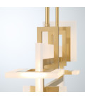 Inizio small linear ceiling light matte gold 84 cm Eurofase Inizio small linear ceiling light matte gold 84 cm