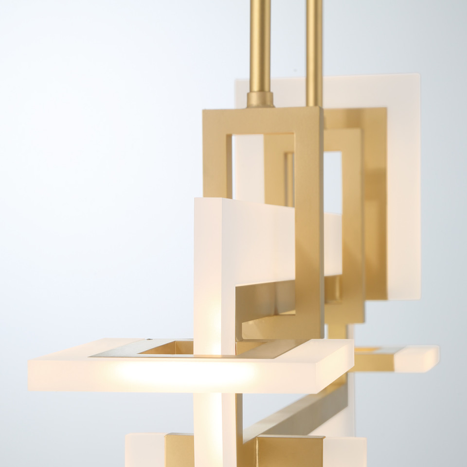 Inizio small linear ceiling light matte gold 84 cm Eurofase Inizio small linear ceiling light matte gold 84 cm