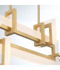 Inizio small linear ceiling light matte gold 84 cm Eurofase Inizio small linear ceiling light matte gold 84 cm