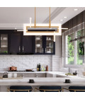 Inizio small linear ceiling light matte gold 84 cm Eurofase Inizio small linear ceiling light matte gold 84 cm