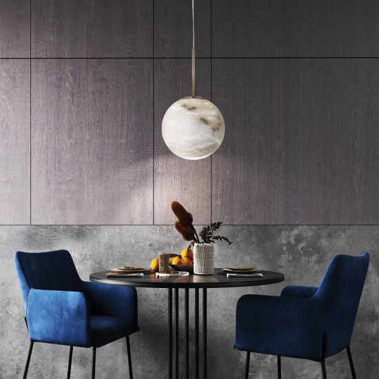 Kepler medium taklampa alabaster/guld 30.4 cm Kepler medium taklampa alabaster/guld 30.4 cm