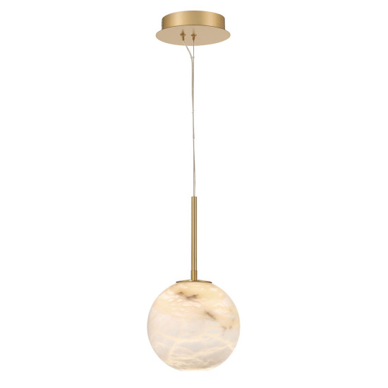 Kepler liten taklampa alabaster/guld 20,3 cm Kepler liten taklampa alabaster/guld 20,3 cm
