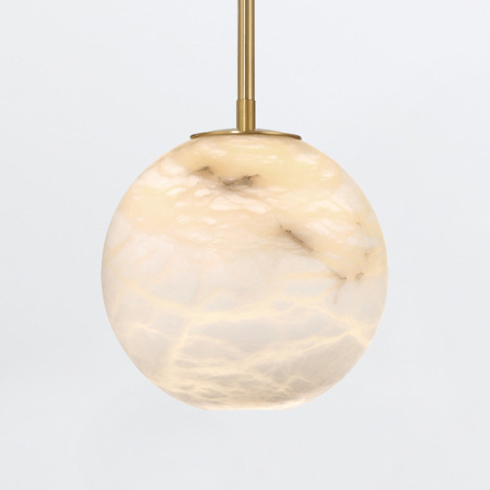 Kepler liten taklampa alabaster/guld 20,3 cm Kepler liten taklampa alabaster/guld 20,3 cm