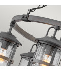 Lakehouse 6-Lt Outdoor Chandelier Aged Zinc/Driftwood Grey 94.9cm Quintesse Lighting Lakehouse 6-Lt Outdoor Chandelier Aged Zinc/Driftwood Grey 94.9cm