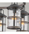 Lakehouse 6-Lt Outdoor Chandelier Aged Zinc/Driftwood Grey 94.9cm Quintesse Lighting Lakehouse 6-Lt Outdoor Chandelier Aged Zinc/Driftwood Grey 94.9cm