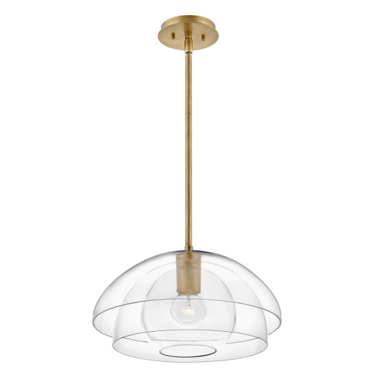 Lotus 1-lt taklampa arv mässing/klar 40,7cm Lotus 1-lt taklampa arv mässing/klar 40,7cm