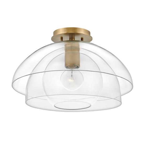 Lotus 1-lt taklampa arv mässing/klar 40,7cm Lotus 1-lt taklampa arv mässing/klar 40,7cm