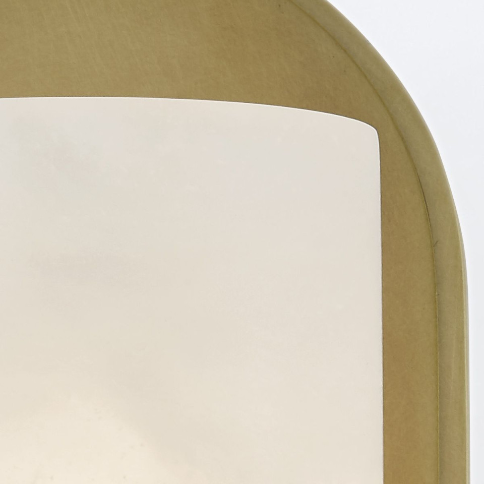 Lucian 1-ljus vägglampa mässing/alabaster 22,9 cm