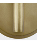 Lucian 1-ljus vägglampa mässing/alabaster 22,9 cm