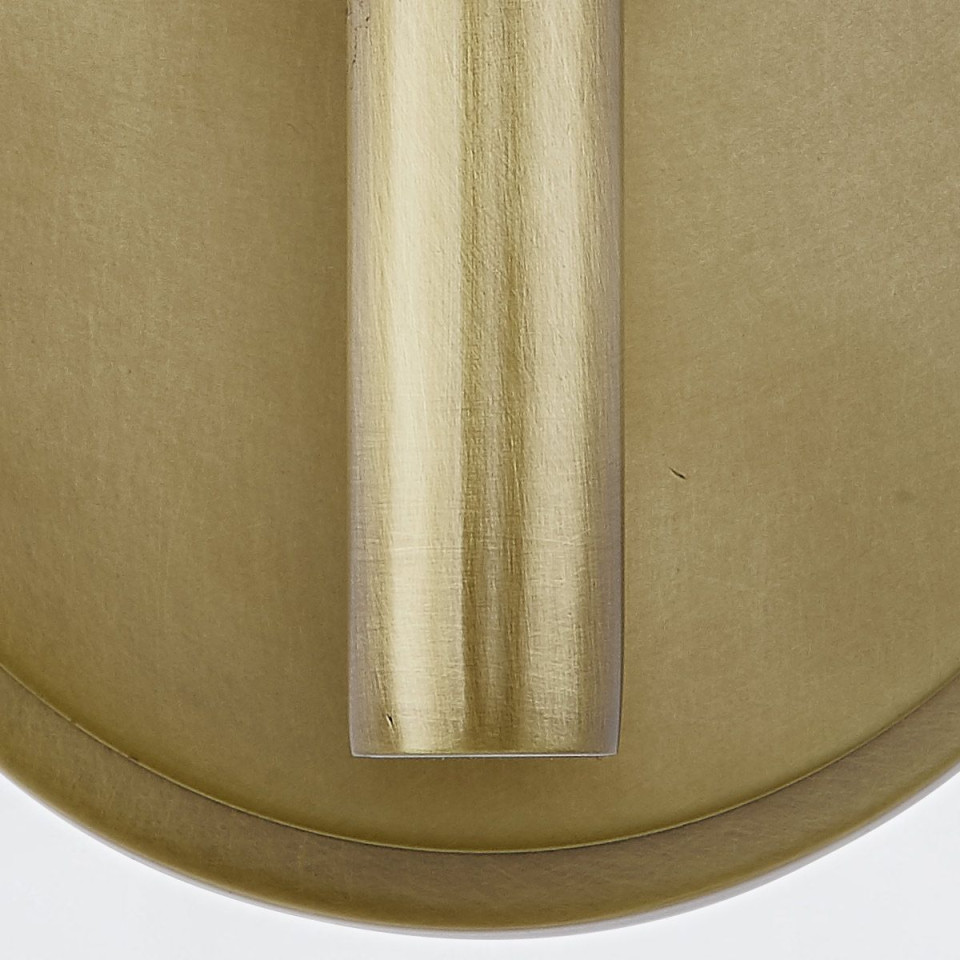Lucian 1-ljus vägglampa mässing/alabaster 22,9 cm
