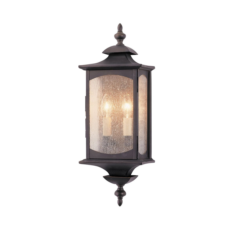 Market Square 2-ljus utomhus vägglampa oljegnuggad brons 48,3 cm IP44
