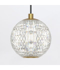 Marni  LED taklampa mässing/klar 12,1 cm Alora Marni  LED taklampa mässing/klar 12,1 cm