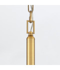 Nottingham 3-ljus taklampa antik mässing/bärnsten 51 cm Eurofase Nottingham 3-ljus taklampa antik mässing/bärnsten 51 cm