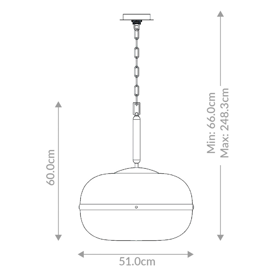 Nottingham 3-ljus taklampa antik mässing/bärnsten 51 cm Eurofase Nottingham 3-ljus taklampa antik mässing/bärnsten 51 cm