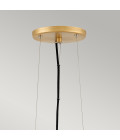 Nula 1-lt taklampa skal vit/luxe guld 35.6cm