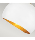 Nula 1-lt taklampa skal vit/luxe guld 35.6cm