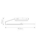 Nuvola medium ceiling/wall light gold 42.5 cm Eurofase Nuvola medium ceiling/wall light gold 42.5 cm