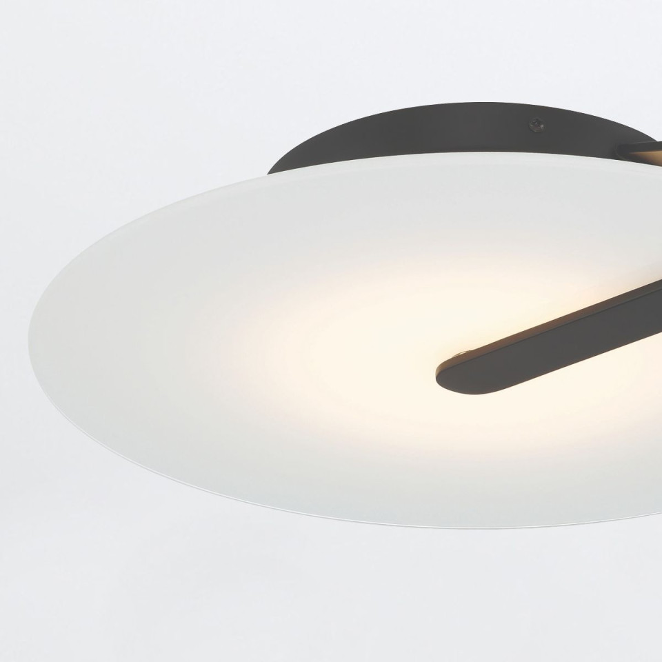 Nuvola medium tak-/vägglampa mattsvart 42,5 cm Eurofase Nuvola medium tak-/vägglampa mattsvart 42,5 cm
