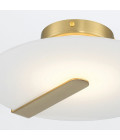 Nuvola liten tak-/vägglampa guld 31.1 cm Eurofase Nuvola liten tak-/vägglampa guld 31.1 cm