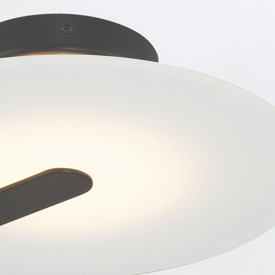 Nuvola liten tak-/vägglampa mattsvart 31.1 cm Eurofase Nuvola liten tak-/vägglampa mattsvart 31.1 cm