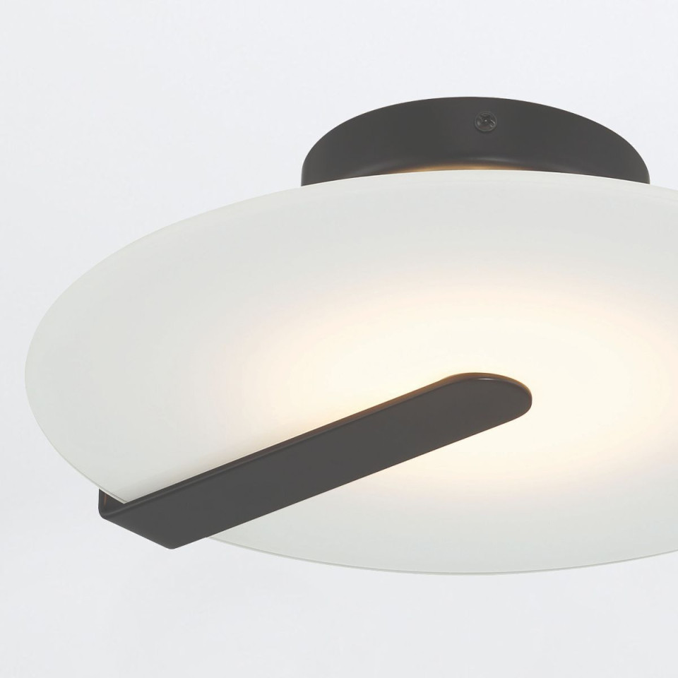 Nuvola liten tak-/vägglampa mattsvart 31.1 cm Eurofase Nuvola liten tak-/vägglampa mattsvart 31.1 cm