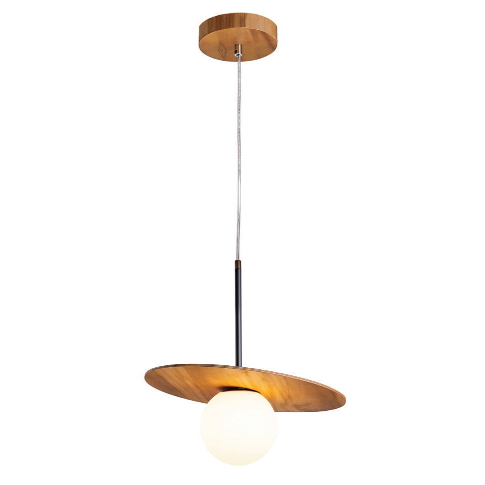 Orbit taklampa teak faner 40 cm Accord Lighting Orbit taklampa teak faner 40 cm