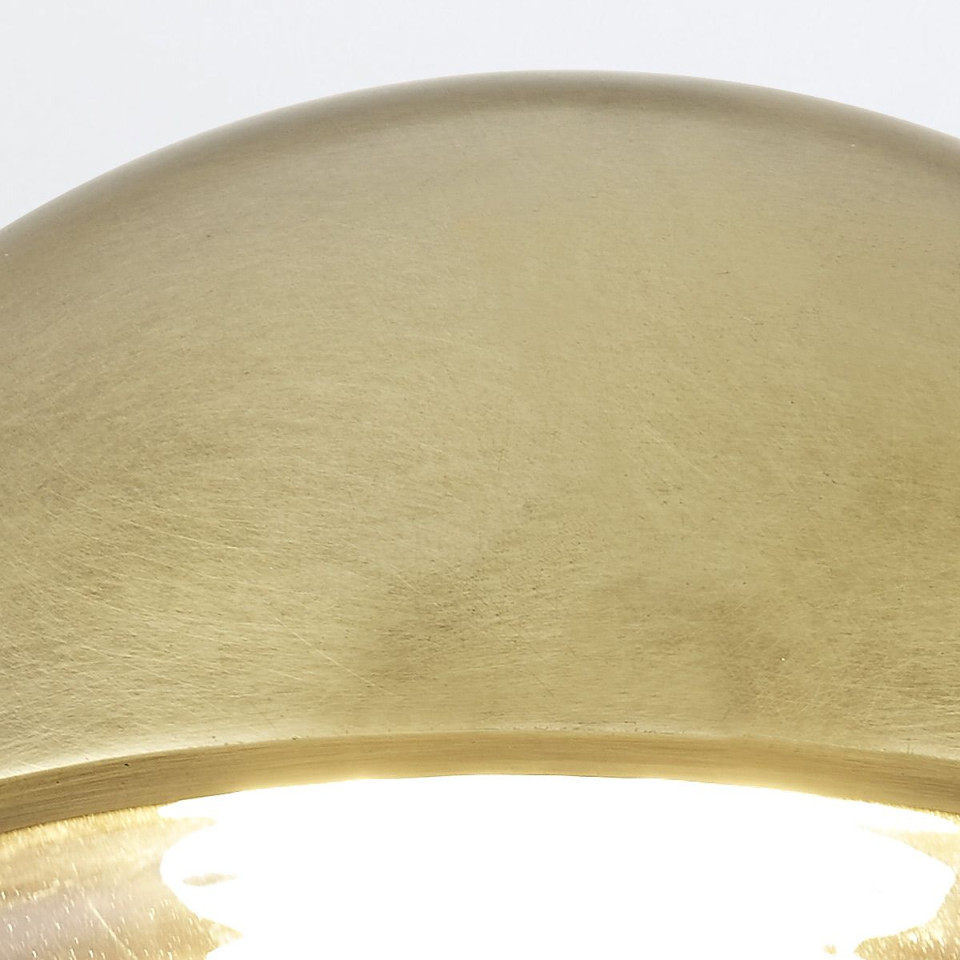 Palais LED vägglampa mässing/klar 14,2 cm Alora Palais LED vägglampa mässing/klar 14,2 cm