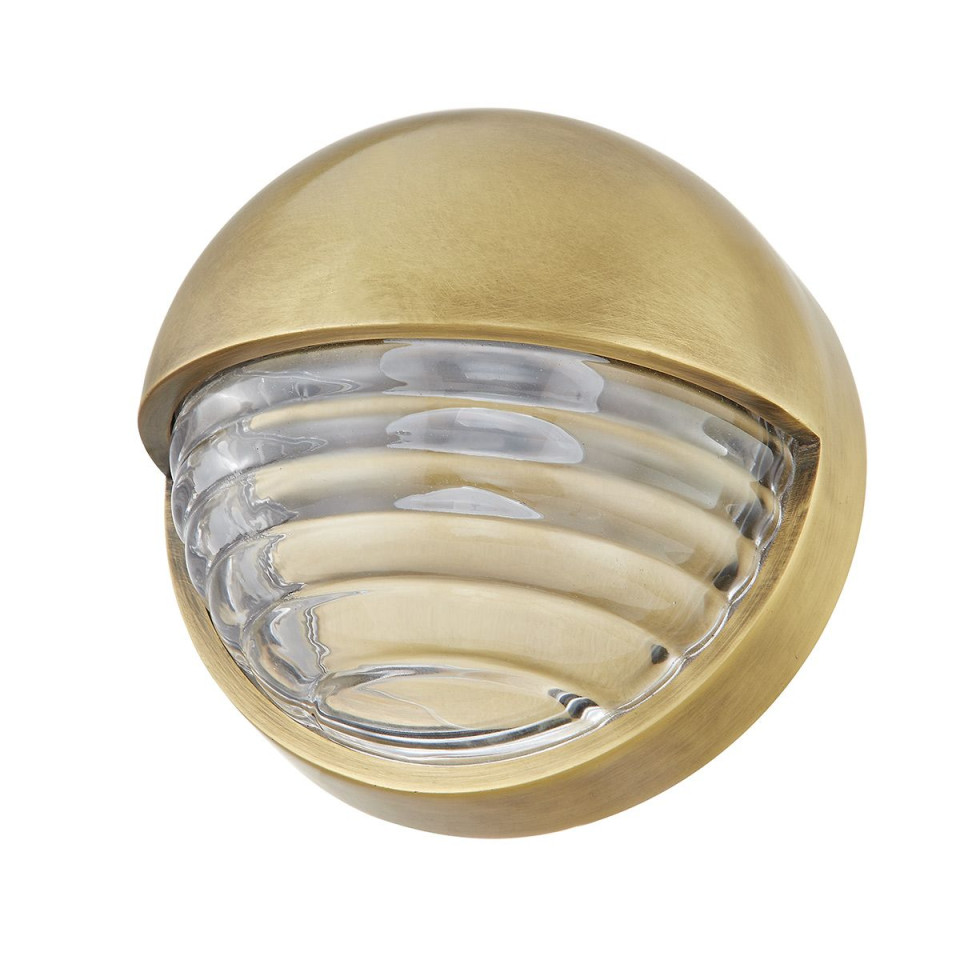 Palais LED vägglampa mässing/klar 14,2 cm Alora Palais LED vägglampa mässing/klar 14,2 cm