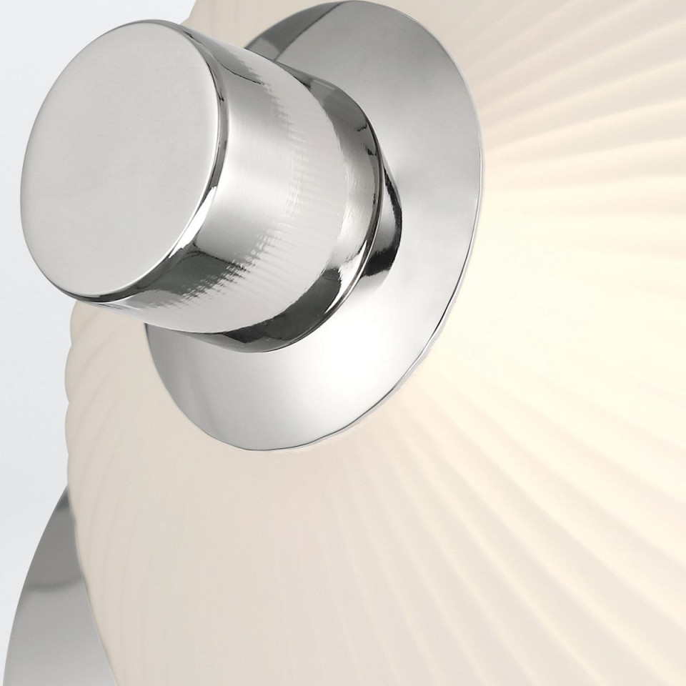 Palmas 2-ljus vägglampa polerad nickel 39 cm
