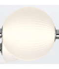 Palmas 2-ljus vägglampa polerad nickel 39 cm