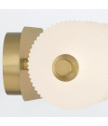 Palmas 3-ljus vägglampa guld 58,7 cm