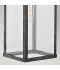Porter 1-lt stor utomhusvägglykta åldrad zink/klar 56,4cm Quintesse Porter 1-lt stor utomhusvägglykta åldrad zink/klar 56,4cm