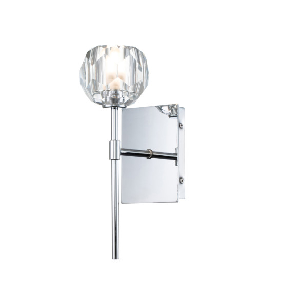 Regalia 1-Lt Wall Light Polished Chrome/Crystal 34.6cm IP44 Regalia 1-Lt Wall Light Polished Chrome/Crystal 34.6cm IP44