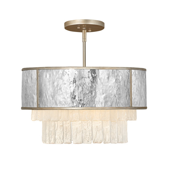 Reverie 4-lt ljuskrona champagne guld/kristall 50,8cm Reverie 4-lt ljuskrona champagne guld/kristall 50,8cm