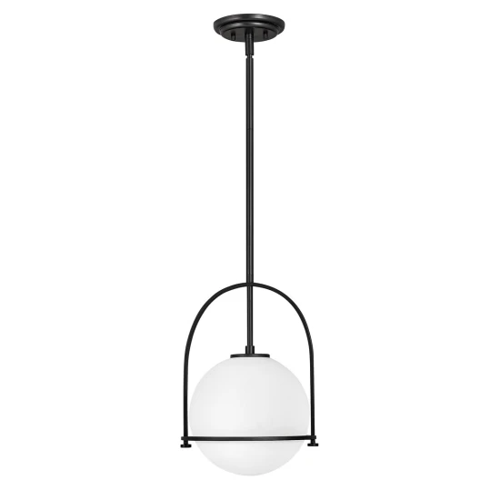 Somerset 1-ljus medium taklampa svart/vit 28.9 cm