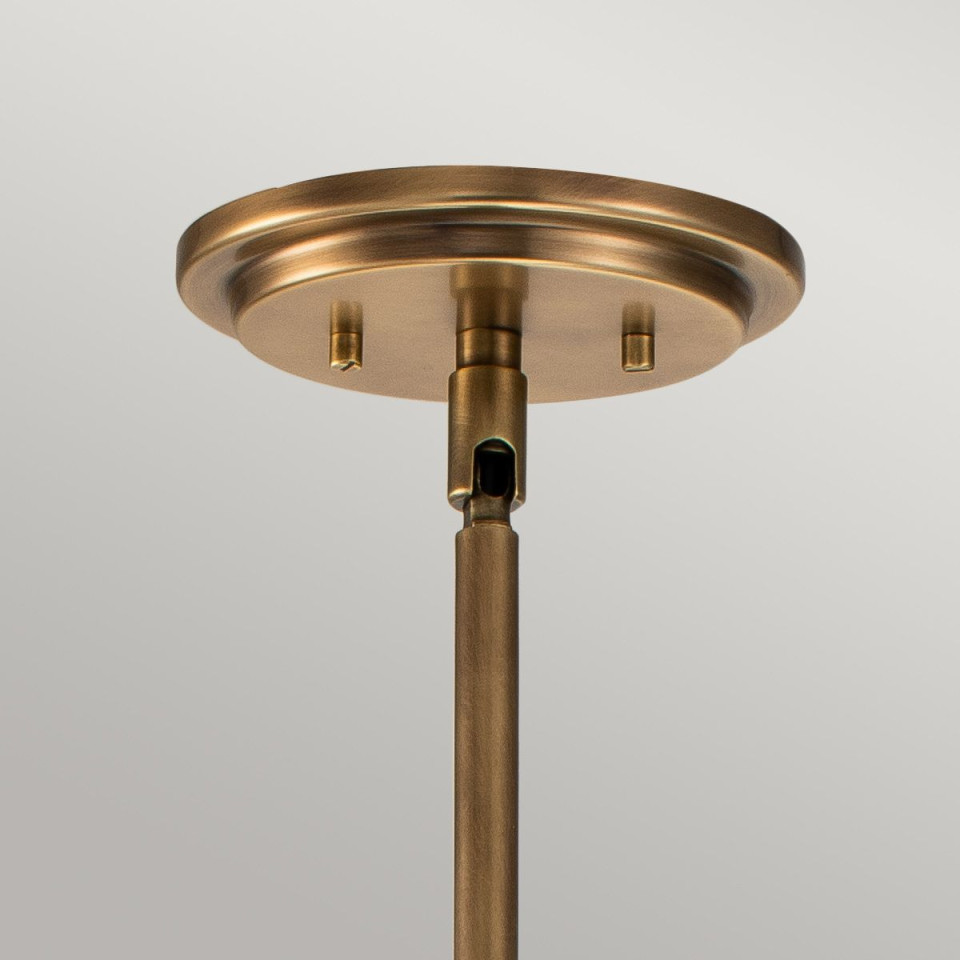 Somerset 1-ljus medium taklampa heritage mässing/vit 28,9 cm Hinkley Lighting Somerset 1-ljus medium taklampa heritage mässing/vit 28,9 cm