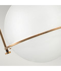 Somerset 1-ljus medium taklampa heritage mässing/vit 28,9 cm Hinkley Lighting Somerset 1-ljus medium taklampa heritage mässing/vit 28,9 cm