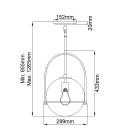 Somerset 1-ljus medium taklampa heritage mässing/vit 28,9 cm Hinkley Lighting Somerset 1-ljus medium taklampa heritage mässing/vit 28,9 cm